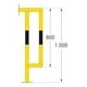 Rammschutz für Säulen und Rohre, Für Wand- und Bodenmontage, 1.000 mm hoch