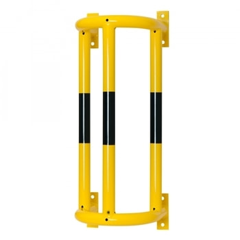 Rammschutz für Säulen - Fallrohre und Kabelschächte - für Wandmontage - 1.000 x 350 x 300 mm (HxBxT) 1000 mm | Wandbefestigung