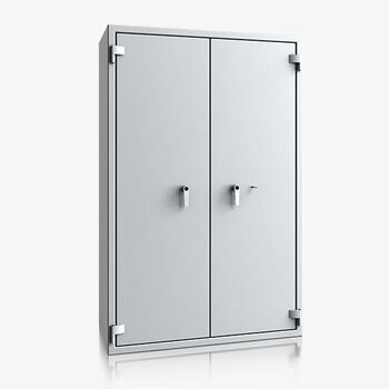 Massiver Aktentresor, Wertschutzschrank, Geldschrank, Safe, VdS Klasse 2, Einbruchsicher, 30 Min feuerfest, 1.950 x 1.260 x 550 (HxBxT), lichtgrau Massiver Aktentresor, Wertschutzschrank, Geldschrank, Safe, VdS Klasse 2, Einbruchsicher, 30 Min feuerfest, 1.950 x 1.260 x 550 (HxBxT), lichtgrau