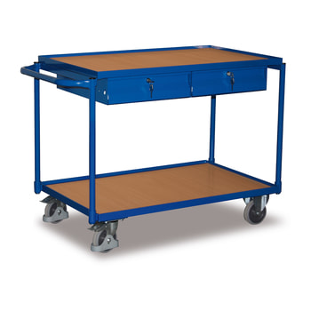 Tischwagen mit Schubladen - Griff waagerecht - 850 x 625 x 1.175 mm (HxBxT) - Traglast 250 kg