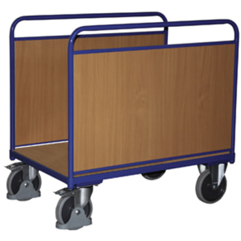 Seitenbügelwagen mit Holzwänden - Ladefläche: 640 x 1.060 mm - Traglast 500 kg