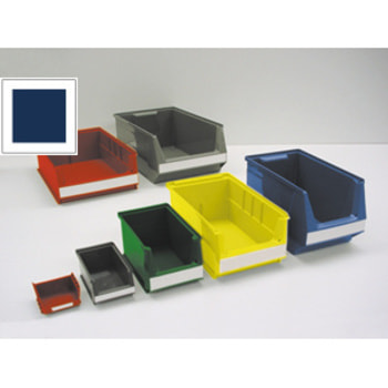 Sichtlagerkasten-Systembox - blau - BxTxH 100x160/140x75 mm - 25 Stück Blau