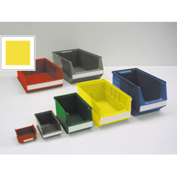 Sichtlagerkasten-Systembox - gelb - BxTxH 100x160/140x75 mm - 25 Stück
