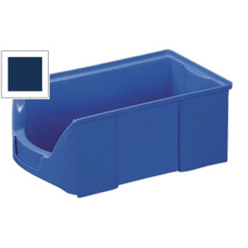 Sichtlagerkästen - PE - 75x103x168 mm - 42 Stück - Lebensmittelecht - Farbe blau