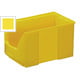 Sichtlagerkästen - PE - 75x103x168 mm - 42 Stück - Lebensmittelecht - Farbe gelb