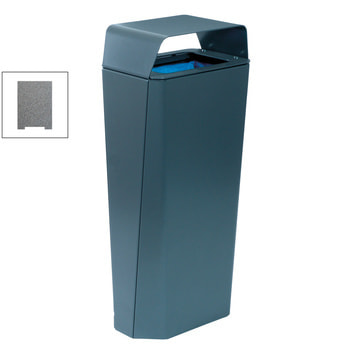 Stand-Abfallbehälter zum Aufschrauben - mit Einsatzbehälter - Vol. 70 l - eisenglimmer mit Behälter | DB 703 Eisenglimmer