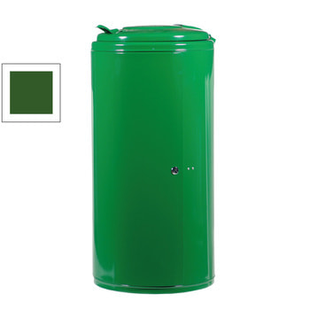 Beispielabbildung Abfallbehälter, hier in Laubgrün (RAL 6002)
