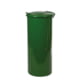 Beispielabbildung Rastplatz-Abfallbehälter in Laubgrün (RAL 6002) (hier in der Version ohne Pfosten)