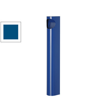 Wandascher - Volumen 4 l - 550 x 74 x 110 mm (HxBxT) - enzianblau RAL 5010 Enzianblau