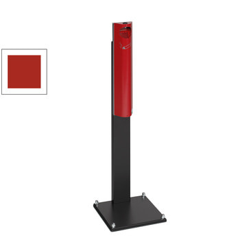 Ascher mit Standfuß, Feuerrot (RAL 3000) Ascher mit Standfuß, Feuerrot (RAL 3000)