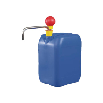 Handpumpe aus Edelstahl - Kanisterpumpe - Behälterpume - für schwer entzündliche Flüssigkeiten (VbF) Handpumpe