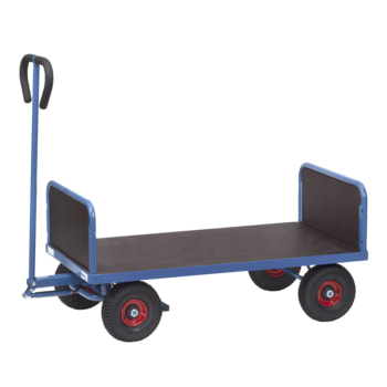 Handwagen - Traglast 500 kg - 1.192 x 609 x 1.272 mm - Zwei Wände