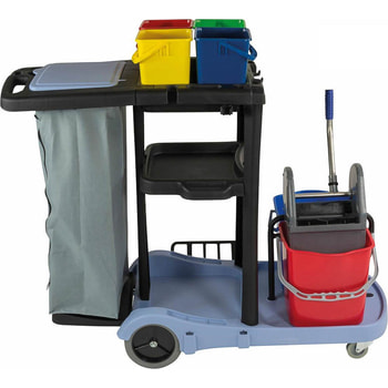 Servicewagen, Reinigungswagen für Zimmerservice, Raumpflege, Wischmopphalter, Mopp-Presse, Müllsackhalter, Roomservice, Abfallwagen Servicewagen, Reinigungswagen für Zimmerservice, Raumpflege, Wischmopphalter, Mopp-Presse, Müllsackhalter, Roomservice, Abfallwagen