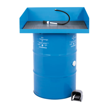 Teilereiniger - Teilewaschgerät - 1 x 200 l Fass Purgasol - Traglast 80 kg - Arbeitshöhe 920 mm Teilereiniger - Teilewaschgerät - 1 x 200 l Fass Purgasol - Traglast 80 kg - Arbeitshöhe 920 mm