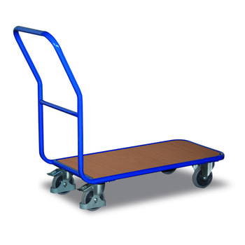 Magazinwagen - Traglast 200 kg - Ladefläche aus MDF-Platte - enzianblau - Ladefläche wählbar Magazinwagen - Traglast 200 kg - Ladefläche aus MDF-Platte - enzianblau - Ladefläche wählbar