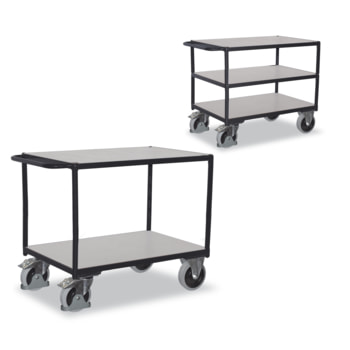 Leitfähiger Tischwagen - Ladefläche und Anzahl Etagen wählbar -Traglast ab 400kg 
