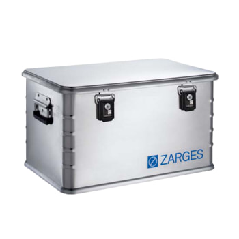 Zarges Box - Aluminium - Volumen wählbar l - Höhe 200 bis 370 mm - Breite 500 bis 900 mm - Tiefe 340 bis 500 mm - Transportkiste 