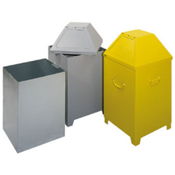 Abfallbehälter - 95 l Volumen - Farbe wählbar - selbstlöschend - DIN 4102 - Mülleimer 
