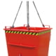 BAUER Klappbodenbehälter - 700 l - konisch - Farbe wählbar - 1200x1040x971 mm - stapelbar