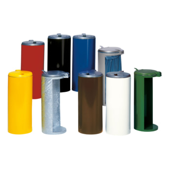 Abfallbehälter mit offener Rückseite (DxH) 450x900 mm - Inh. 120 l - Farbe wählbar 