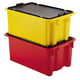 Drehstapelbehälter aus PE - Stapelbehälter - Volumen und Farbe wählbar - VE 5 Stk.