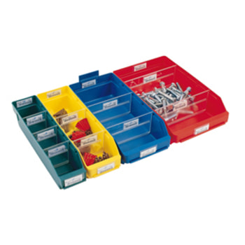 Regalkästen - PP - 95x240x400 mm - Farbe wählbar - 15 Stück - Sortierkästen Regalkästen - PP - 95x240x400 mm - Farbe wählbar - 15 Stück - Sortierkästen