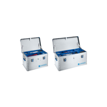 Zarges Werkzeugbox - Eurobox - Volumen wählbar - Aluminium - Transportboxen - Stapelboxen 