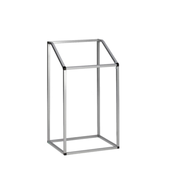 Beispielabbildung Müllsackständer, hier in der 1.190 mm hohen Ausführung, in silber Beispielabbildung Müllsackständer, hier in der 1.190 mm hohen Ausführung, in silber
