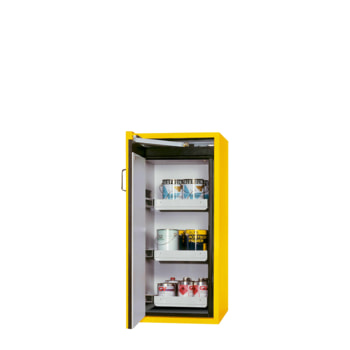 Sicherheitsschrank Typ 90 - Schließautomatik - ca. 1,3 x 0,6 x 0,6 m (HxBxT) - mit Wannenböden - Ausführung wählbar 
