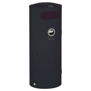 Abfallsammler mit integriertem Ascher - Volumen 70 l - Anthrazit Abfallsammler mit integriertem Ascher - Volumen 70 l - Anthrazit