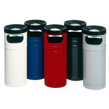 Abfallsammler - Ascher - für Kunststoffsäcke - Volumen 56 l - 885 x 365 x 365 mm (HxBxT) - Farbe wählbar Abfallsammler - Ascher - für Kunststoffsäcke - Volumen 56 l - 885 x 365 x 365 mm (HxBxT) - Farbe wählbar