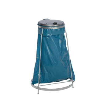Beispielabbildung Müllsackhalter, hier in der stationären Ausführung, Kunststoff Deckel (Müllsack nicht im Lieferumfang enthalten) Beispielabbildung Müllsackhalter, hier in der stationären Ausführung, Kunststoff Deckel (Müllsack nicht im Lieferumfang enthalten)