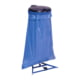 Beispielabbildung Müllsackständer mit Fußpedal: hier in Enzianblau (RAL 5010) (Müllsack nicht im Lieferumfang enthalten)