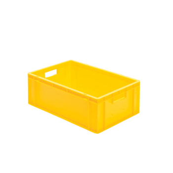 Beispielabbildung Eurobox, 210 x 400 x 600 mm: hier in der gelben Ausführung Beispielabbildung Eurobox, 210 x 400 x 600 mm: hier in der gelben Ausführung