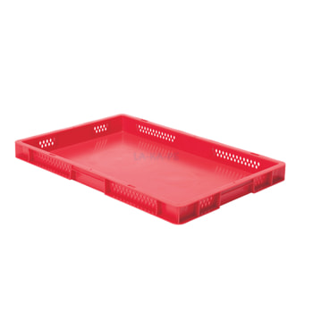 Beispielabbildung Eurobox, 50 x 400 x 600 mm: hier in der roten Ausführung