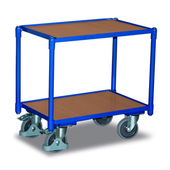 Kistenroller für Eurokästen - Traglast 250 kg - 2 Ladeflächen - 415 x 675 mm (BxT) - Ausführung wählbar 
