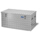 Riffelblech Aluminiumbox, hier abgebildet mit 250 l Volumen