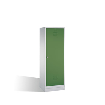 Abbildung zeigt Schrank mit Türfarbe Resedagrün (RAL 6011) Abbildung zeigt Schrank mit Türfarbe Resedagrün (RAL 6011)