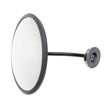 Acrylglas Spiegelfläche Runder Universalspiegel mit Schwanen-Magnethalterung 