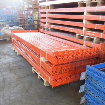 Gebrauchtes Palettenregal - ca. 2.450 x 8.500 x 1.100 mm - 6.000 KG - SLP