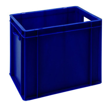 Eurobehälter, Größe 3, 320 x 300 x 400 mm (HxBxT), blau