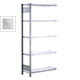 Fachbodenregal mit Tiefenriegel - 250 kg - 2.000 x 875 x 600 mm (HxBxT) - Anbauregal - verzinkt - Lagerregal - Steckregal - BERT Fachbodenregal mit Tiefenriegel - 250 kg - 2.000 x 875 x 600 mm (HxBxT) - Anbauregal - verzinkt - Lagerregal - Steckregal - BERT