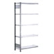 Fachbodenregal mit Tiefenriegel - 250 kg - 2.000 x 875 x 800 mm (HxBxT) - Anbauregal - verzinkt - Lagerregal - Steckregal - BERT Fachbodenregal mit Tiefenriegel - 250 kg - 2.000 x 875 x 800 mm (HxBxT) - Anbauregal - verzinkt - Lagerregal - Steckregal - BERT