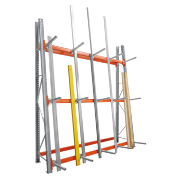 Vertikalregal ARTUS - Grundregal - Vertikallast 1.200 kg - 3.500 x 2.700 x 1.000 mm (HxBxT) - Profillagerregal Grundregal