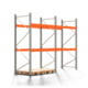 Palettenregal ARTUS - Regalreihe mit 2 Feldern - Fachlast 2.000 kg - 3.000 x 4.055 x 1.100 mm (HxBxT) - Schwerlastregal