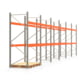Palettenregal ARTUS - Regalreihe mit 6 Feldern - Fachlast 2.000 kg - 3.000 x 11.995 x 1.100 mm (HxBxT) - Schwerlastregal