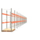 Palettenregal ARTUS - Regalreihe mit 18 Feldern - Fachlast 3.000 kg - 2.500 x 50.215 x 1.100 mm (HxBxT) - Schwerlastregal