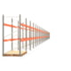 Palettenregal ARTUS - Regalreihe mit 29 Feldern - Fachlast 3.000 kg - 2.500 x 80.850 x 1.100 mm (HxBxT) - Schwerlastregal