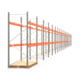 Palettenregal ARTUS - Regalreihe mit 20 Feldern - Fachlast 3.000 kg - 3.000 x 55.785 x 1.100 mm (HxBxT) - Schwerlastregal