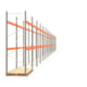 Palettenregal ARTUS - Regalreihe mit 18 Feldern - Fachlast 3.000 kg - 3.500 x 50.215 x 1.100 mm (HxBxT) - Schwerlastregal